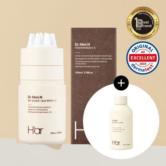 《現貨》H’ar Dr. RAN  Dr. Mori N 養髮液 100+75ml