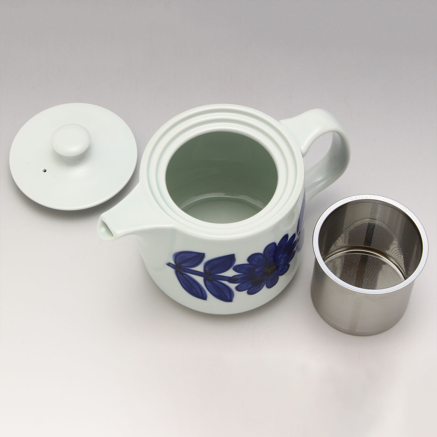 藍色花朵 840ml 陶瓷茶壺｜日本波佐見燒