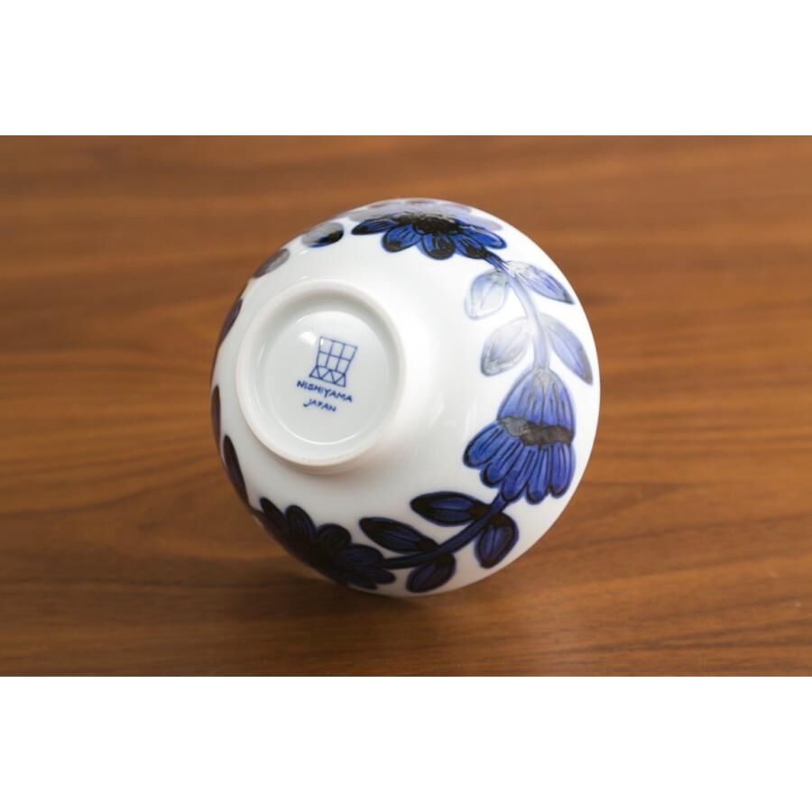 藍色花朵 11.5公分 陶瓷小碗 ｜日本波佐見燒