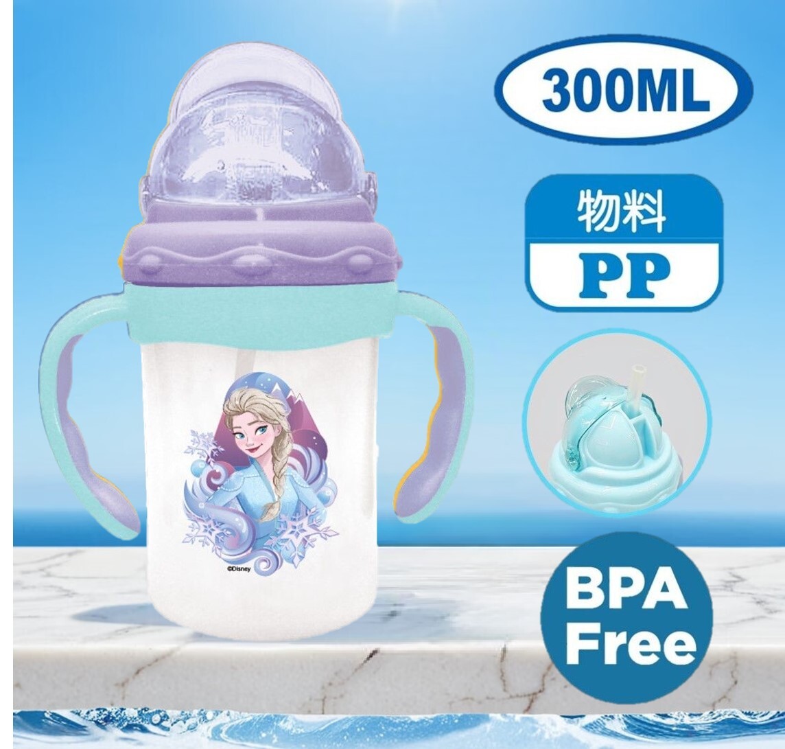 迪士尼魔雪奇緣| BB 雙耳吸管杯 學習杯