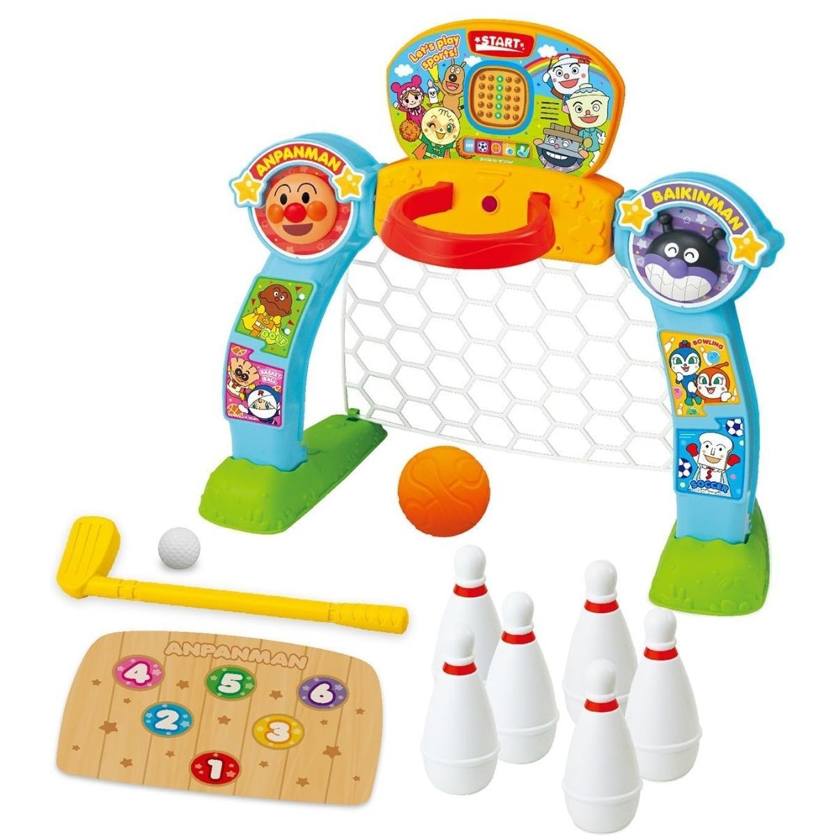 麵包超人燈光和聲音挑戰！ 運動 DX 四合一套裝