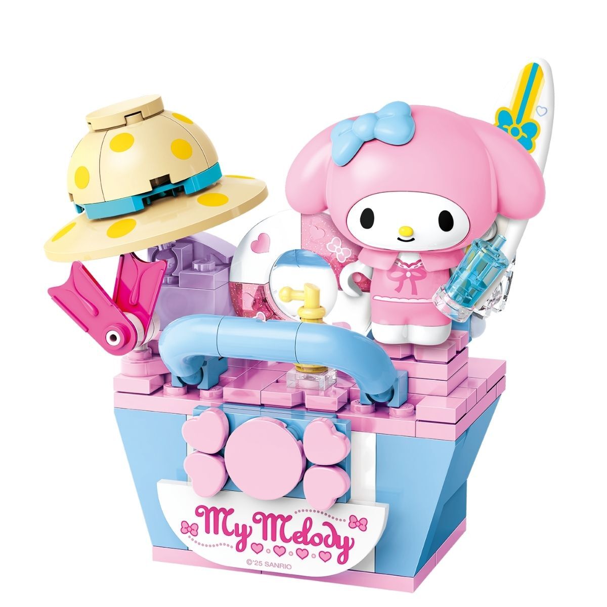 My Melody 夏日粉紅沙灘袋造型積木