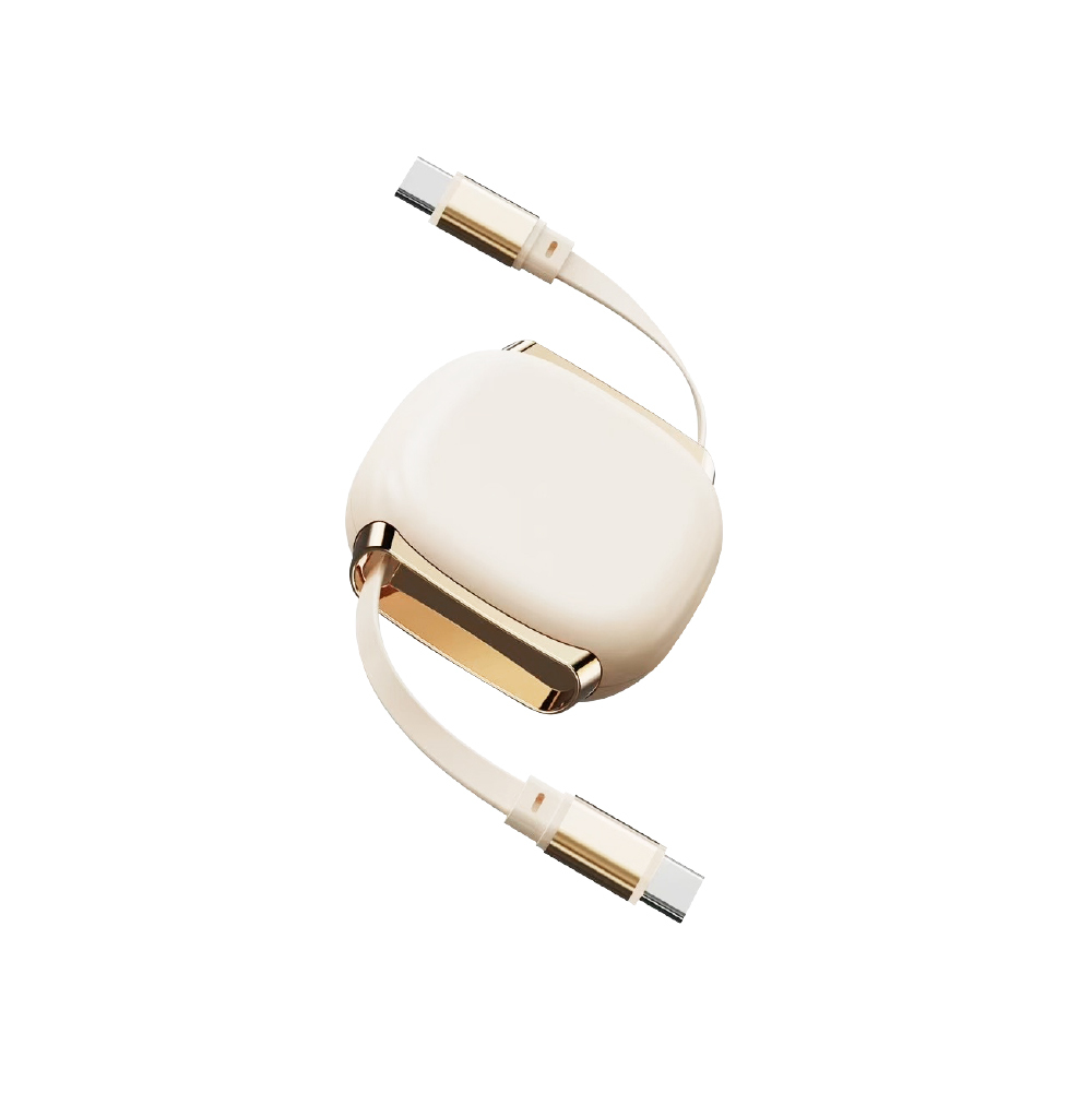 【aircolor】PD100W 雙向伸缩快充傳輸線  (Type C to C / 100cm)