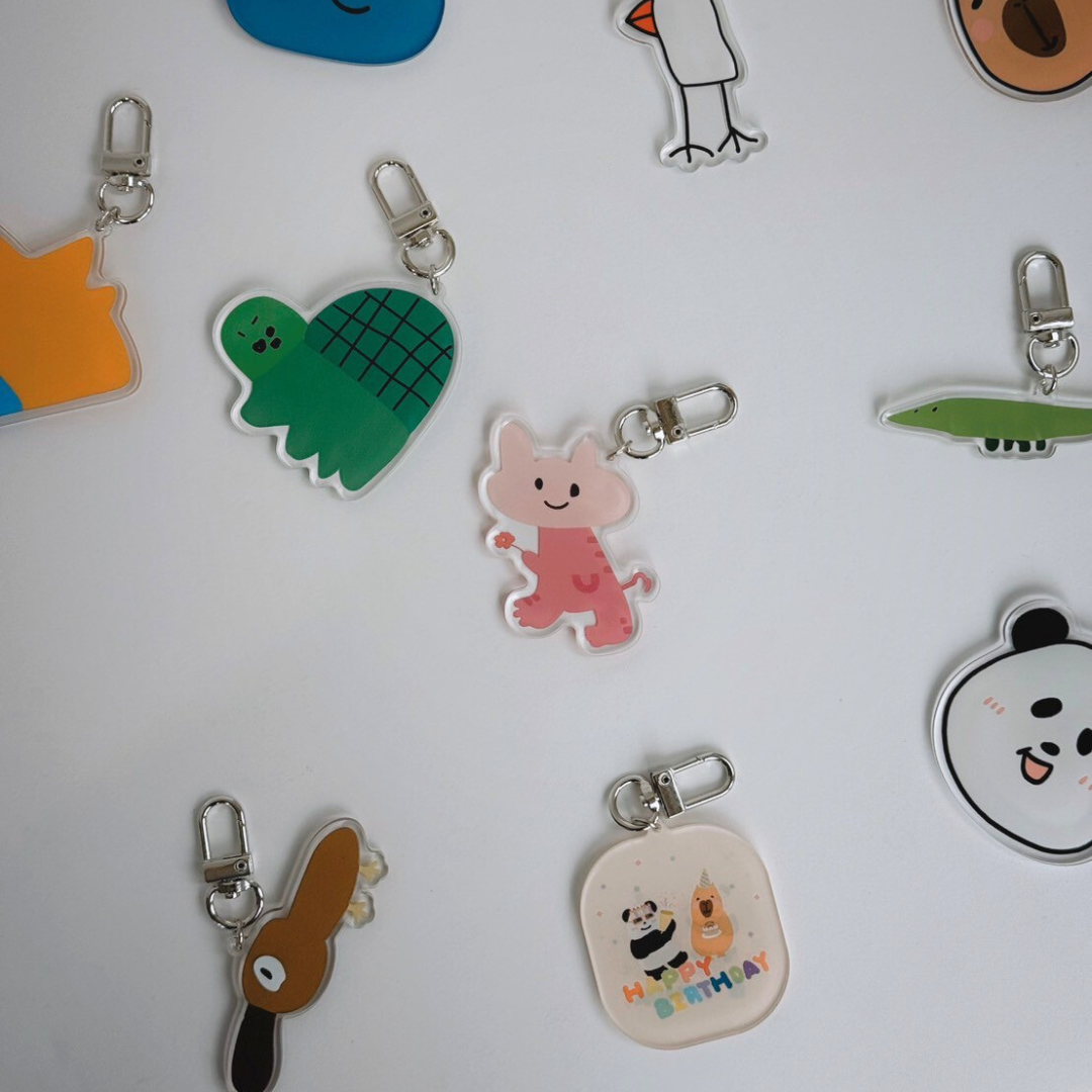 Jesper_水晶鑰匙圈