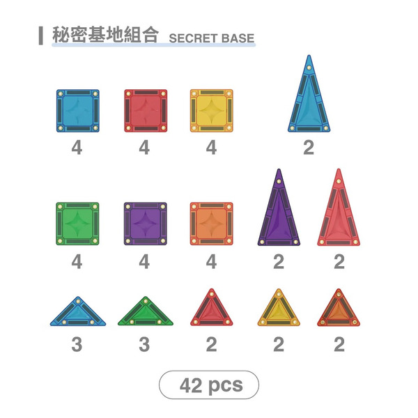 MNTL 秘密基地 Secret Base (42pcs)