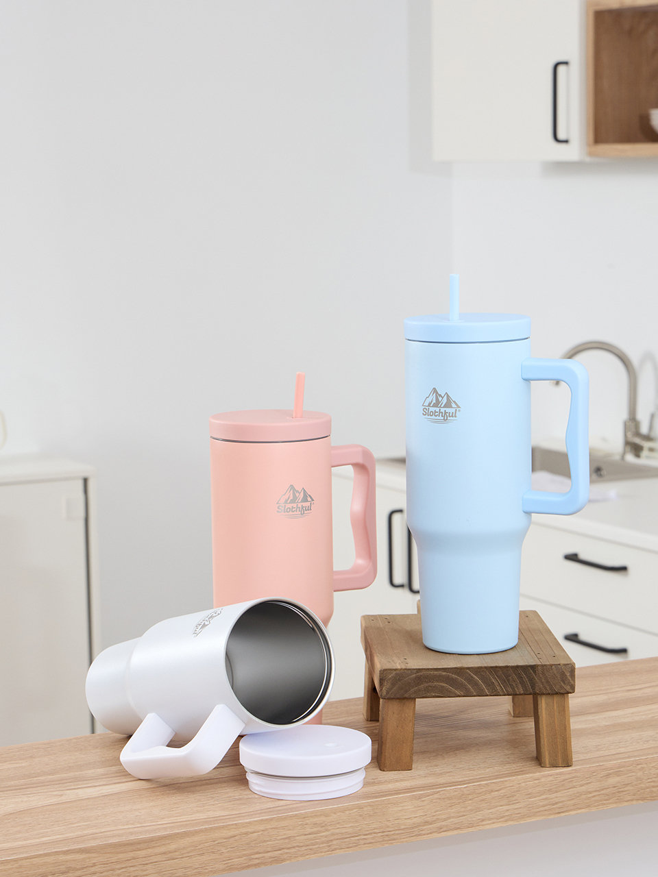 1100ML 不鏽鋼吸管冰壩杯