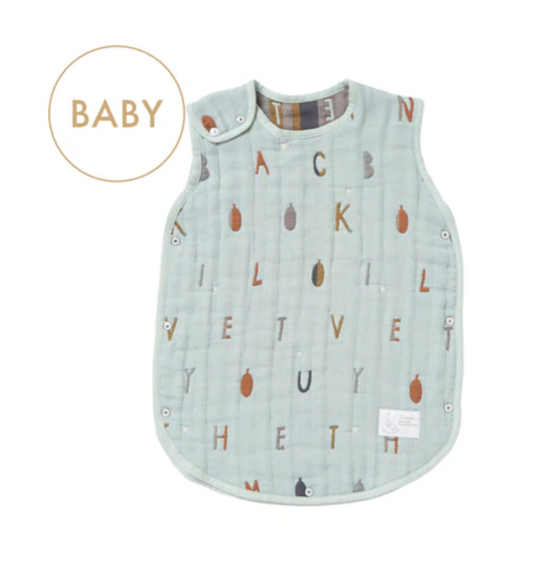 日本製 10mois 六重紗棉質羊毛睡袋