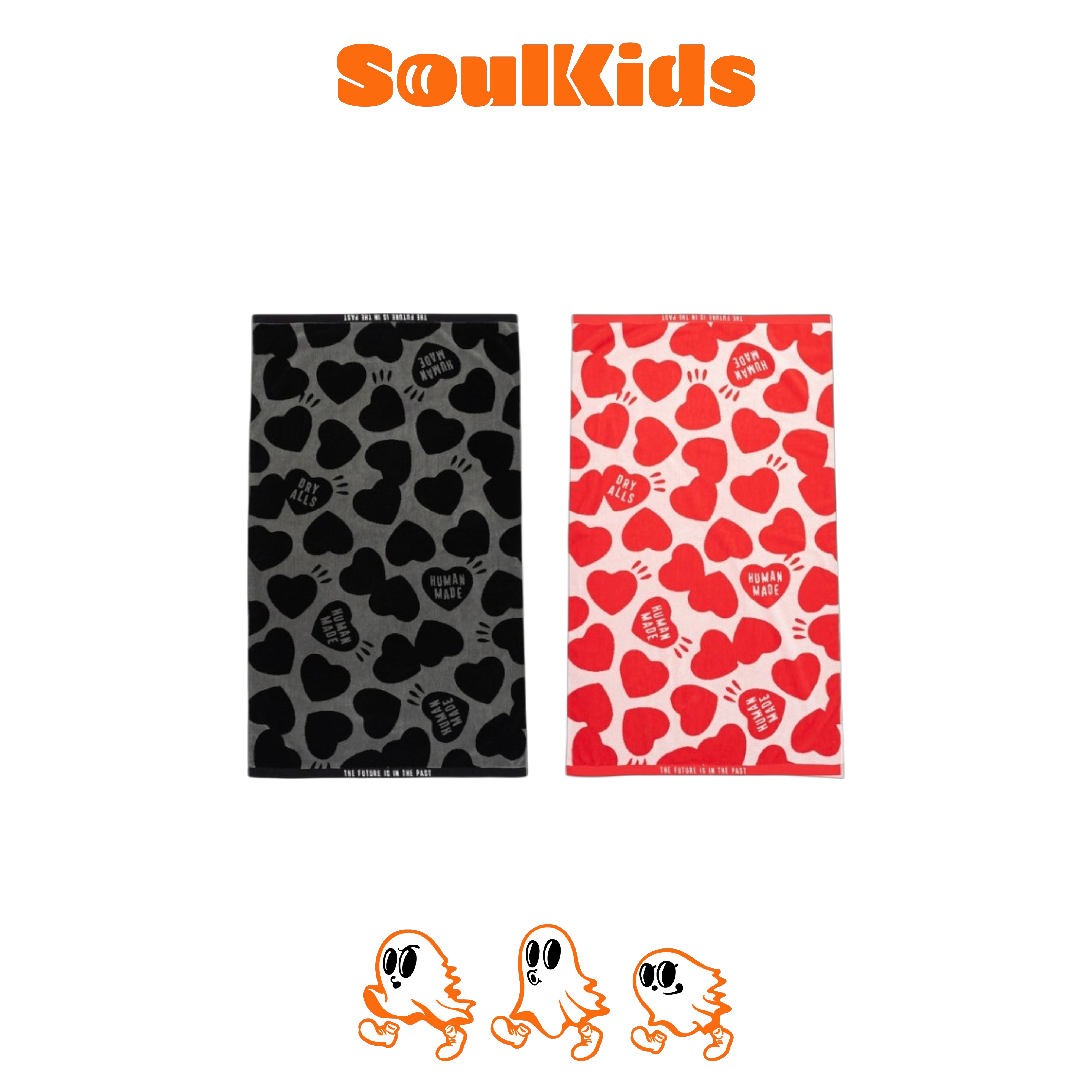 HUMAN MADE Heart Blanket HM27GD152｜經典愛心毛毯紅/ 黑