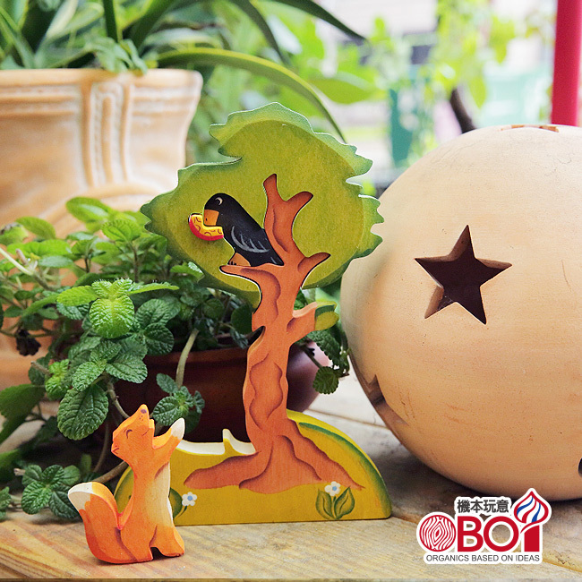 俄羅斯積木-淳木童話  烏鴉與狐狸