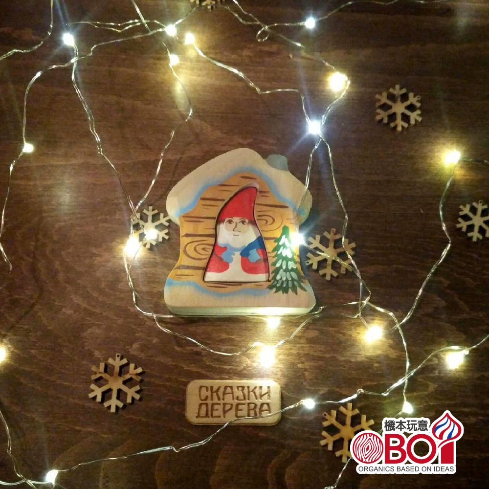 俄羅斯積木-淳木童話  在屋裡的聖誕老公公