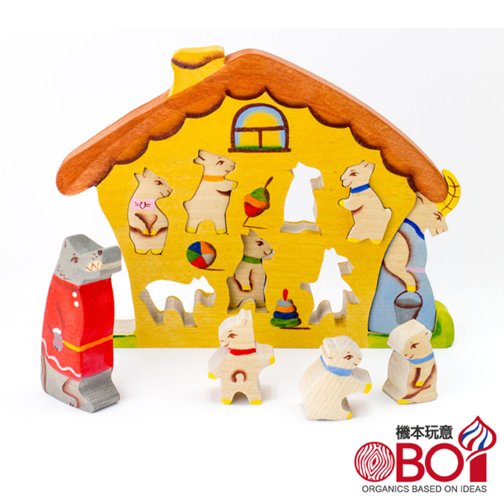 俄羅斯積木-淳木童話  七隻小羊