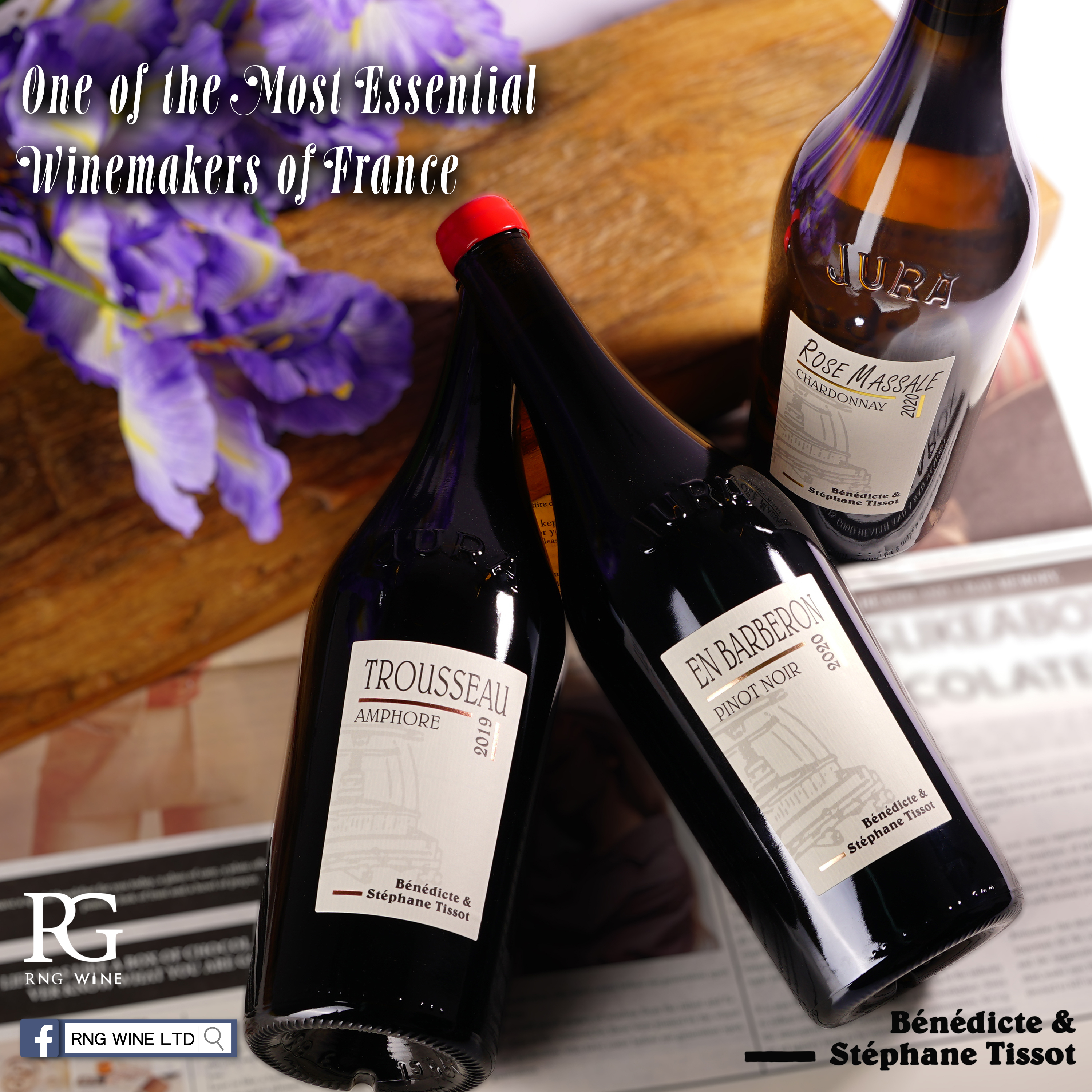 Benedicte & Stephane Tissot Arbois Rose Massale Chardonnay 2020