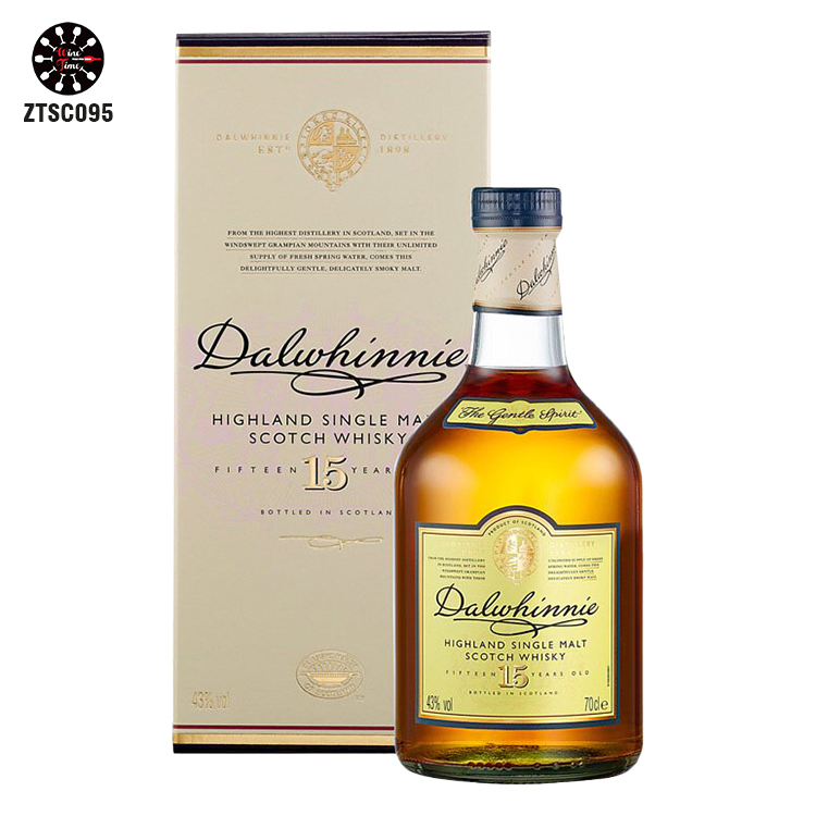 Dalwhinnie 15 Years Old Single Malt Scotch Whisky 達爾維尼15年單一純麥威士忌 (米色禮盒) 700ml