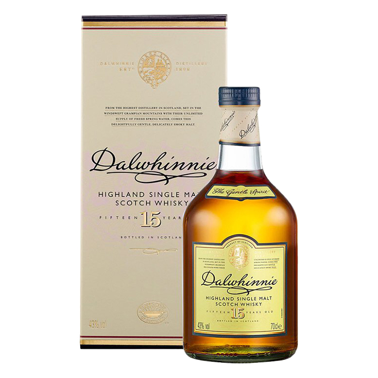 Dalwhinnie 15 Years Old Single Malt Scotch Whisky 達爾維尼15年單一純麥威士忌 (米色禮盒) 700ml
