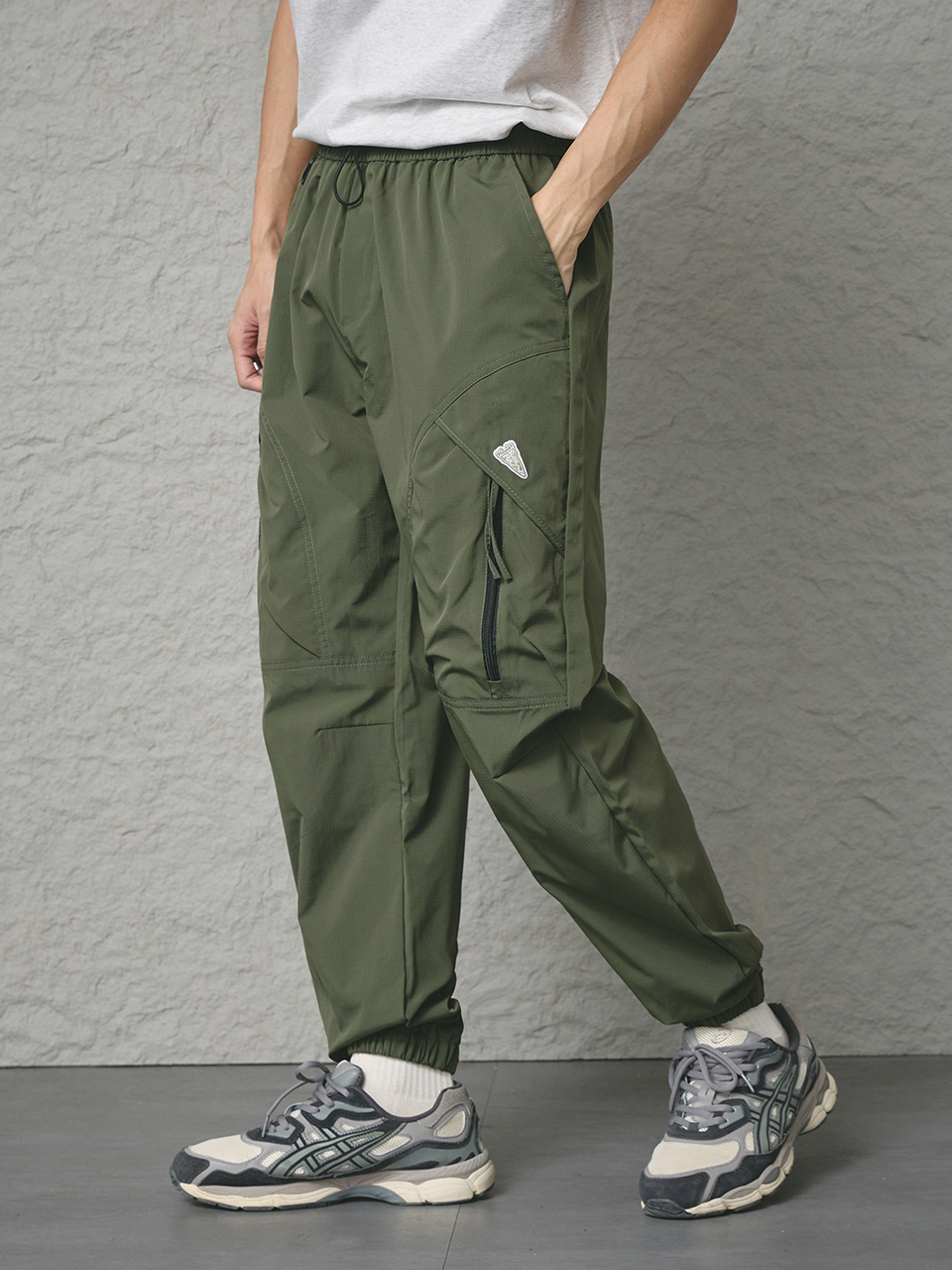 山系工裝縮口褲