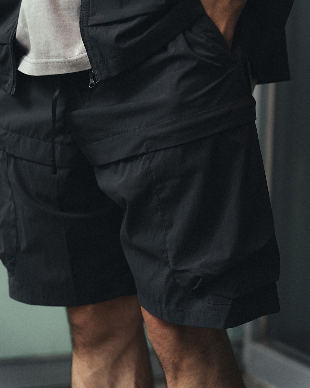 idealism N.Tech Shorts 深灰色 淺灰色 機能快乾尼龍短褲【ID25017】