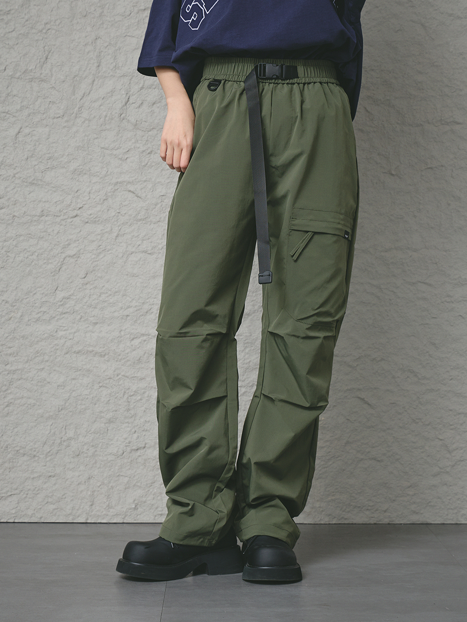 山系工裝寬褲