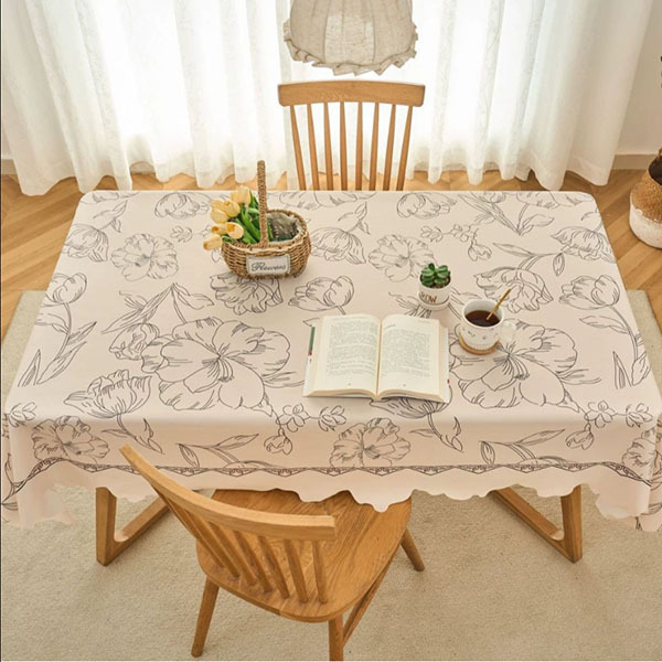 歐式不規則防水防油桌布(福利品)