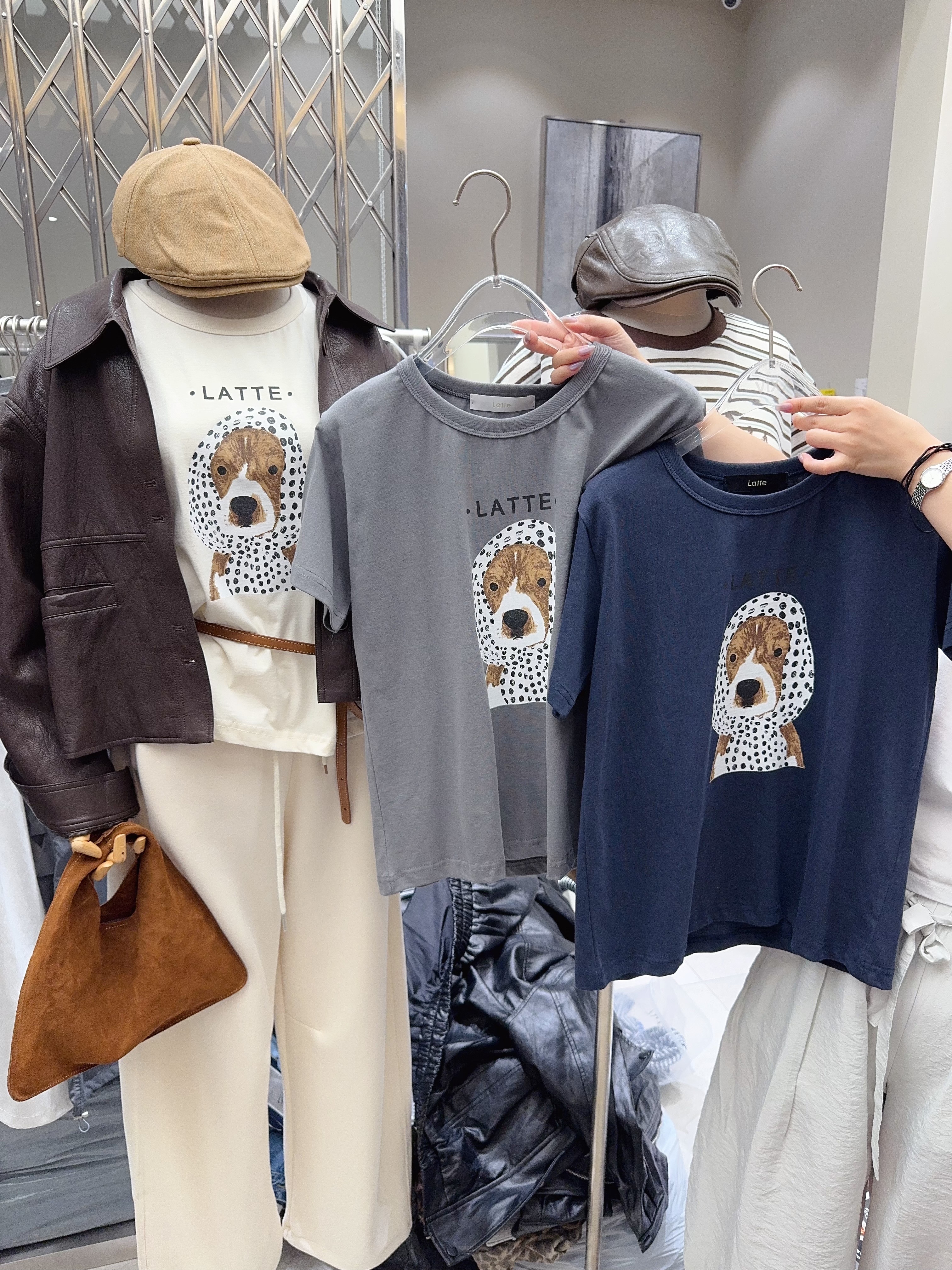 韓國KKAM狗狗圖 tee ~ 102AA