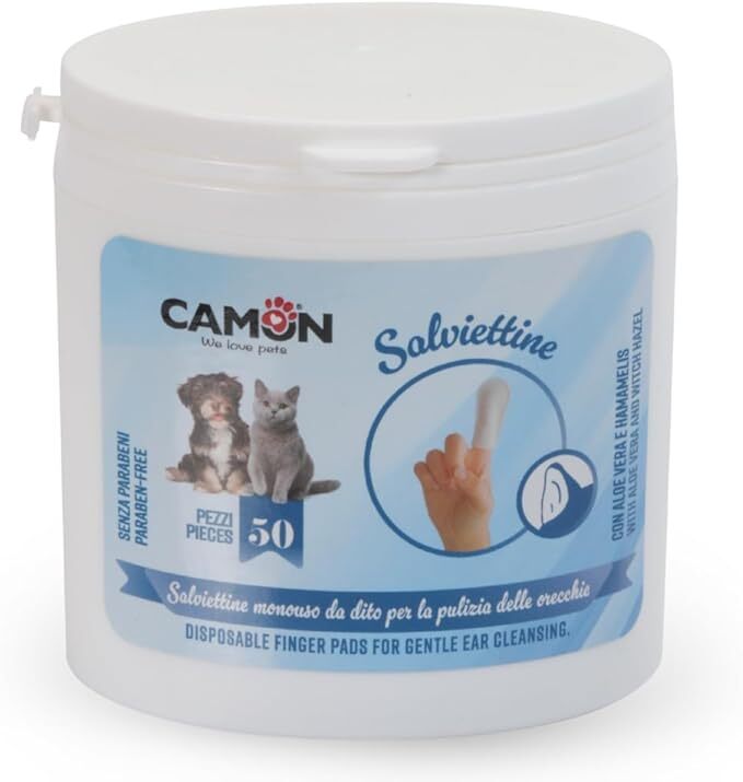 意大利 Camon 清潔耳朵手指濕巾 50片