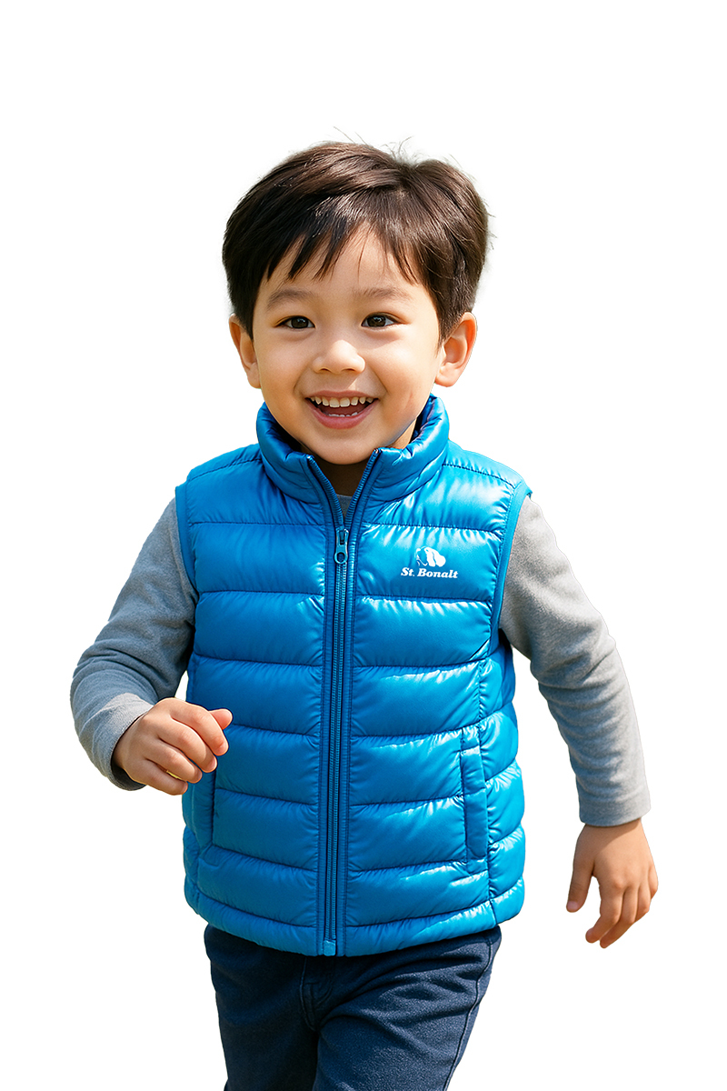 立領保暖羽絨背心｜童款 FK9032