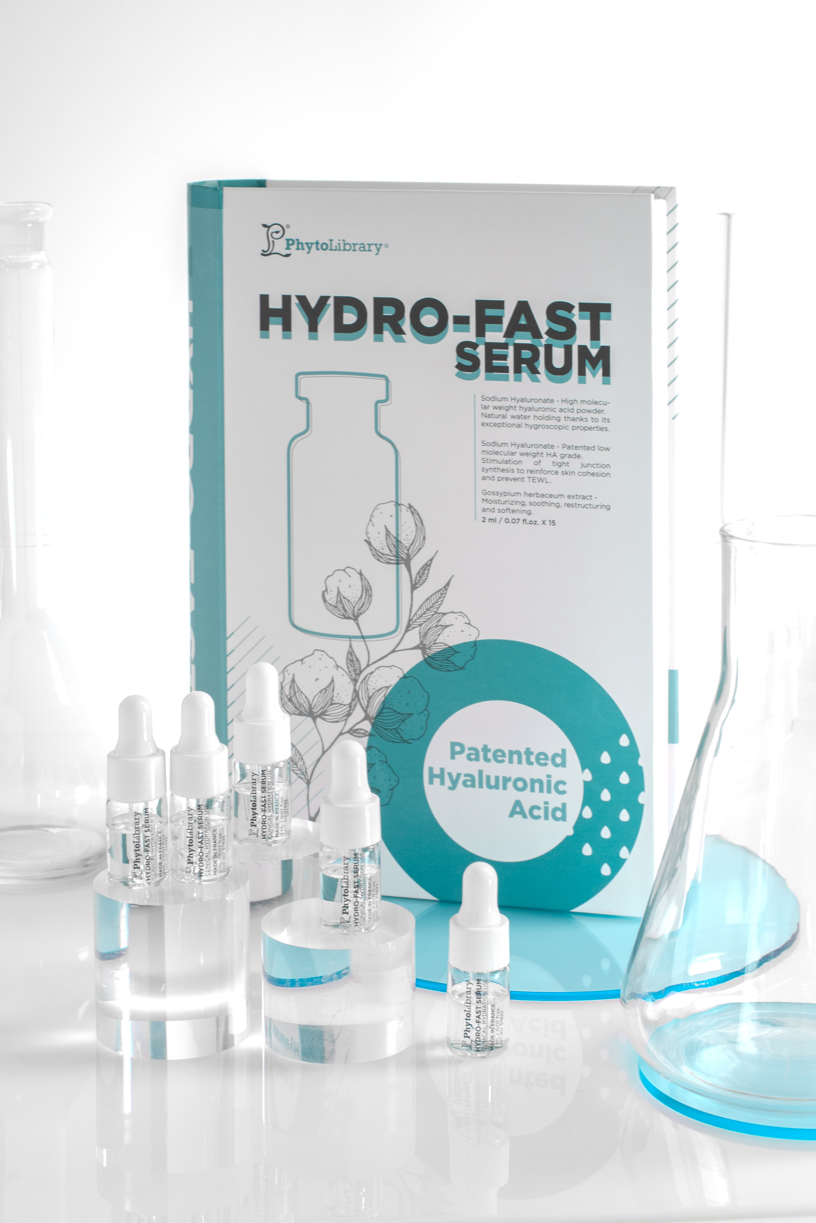 PhytoLibrary 透明質酸四重秒速保濕精華(2ml x 3支) PhytoLibrary Hydro-fast Serum (2ml x 3 pieces)