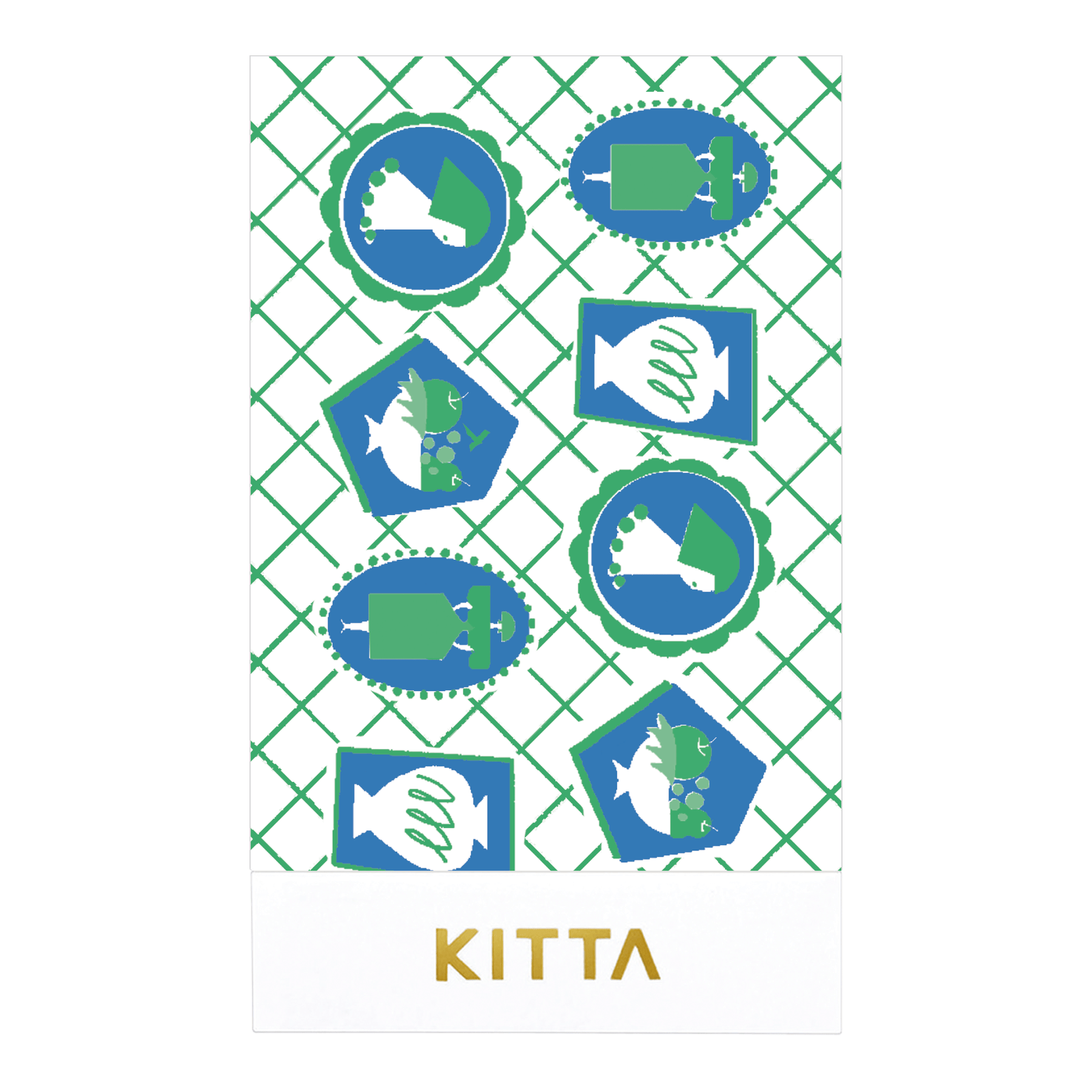 KING JIM HITOTOKI KITTA 片裝貼紙組: KITC002 惑星 (銀箔)
