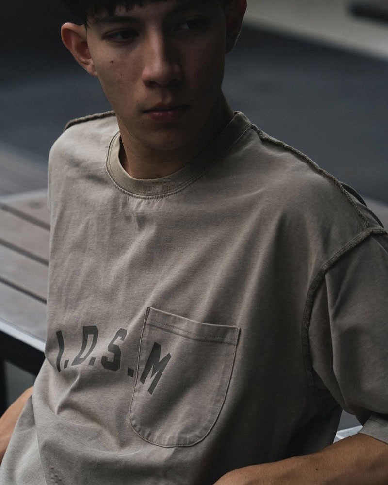 idealism Reverse Tee 深灰 沙色 拷克短上衣【ID25004】