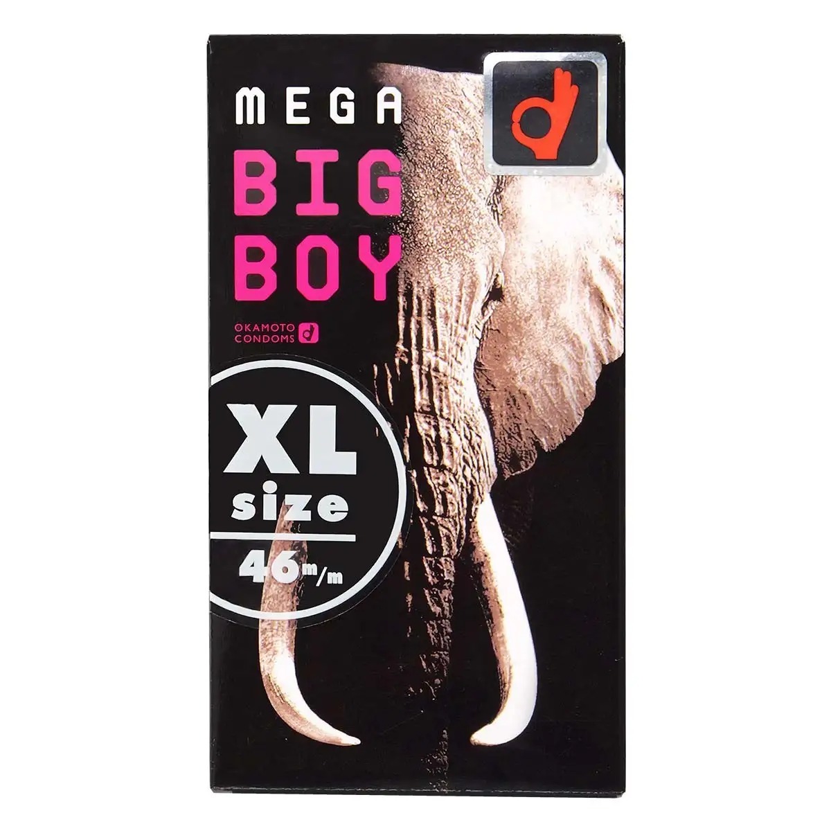 岡本 Mega Big Boy 72/60mm (日本版) 乳膠安全套 12片裝