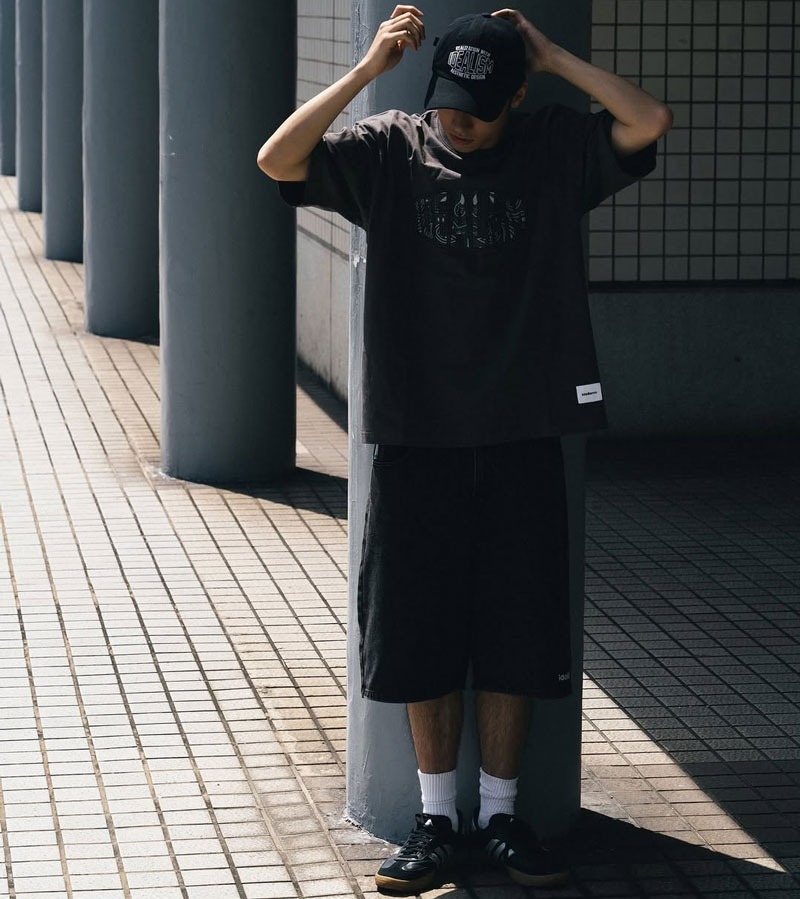 idealism Paisley Tee 白色 橘色 深灰 變形蟲短上衣【ID25012】