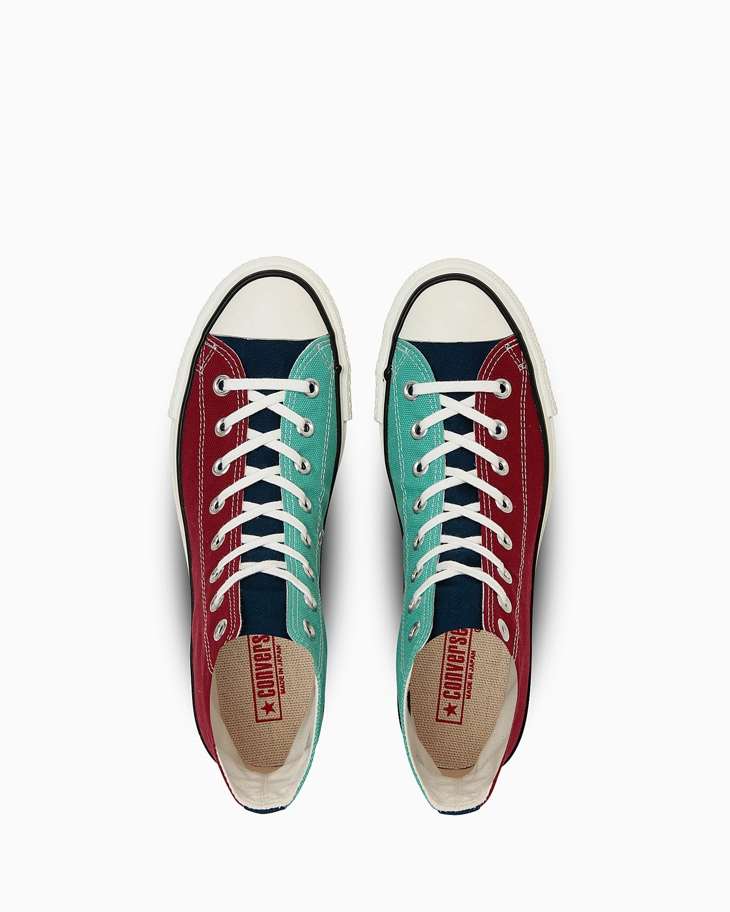 預購┃日本限定 日本製 CONVERSE CANVAS ALL STAR J HI 高筒 拼接 彩色 帆布鞋