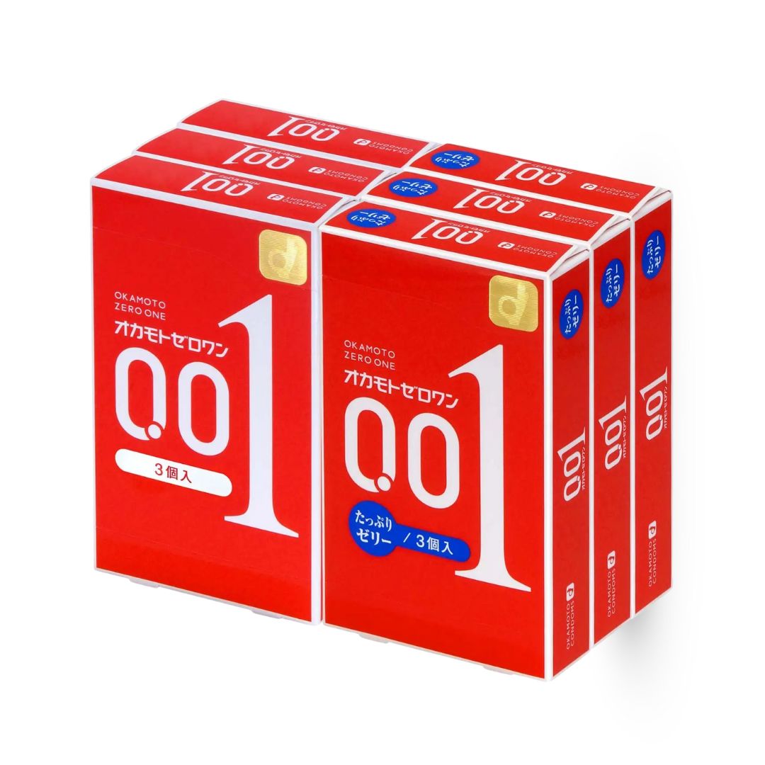 【6盒優惠裝】岡本 0.01 安全套 18 片 套裝