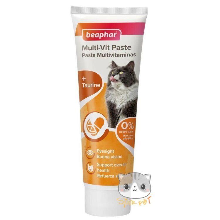 Beaphar Duo-Active Multi Vitamin Paste for Cats 100g