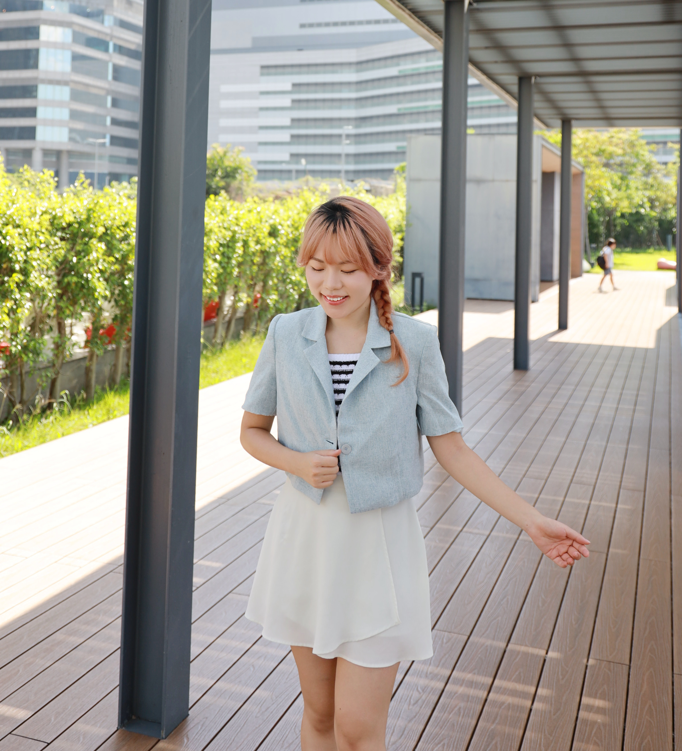 ||CA186|| TWEED高貴短身外套