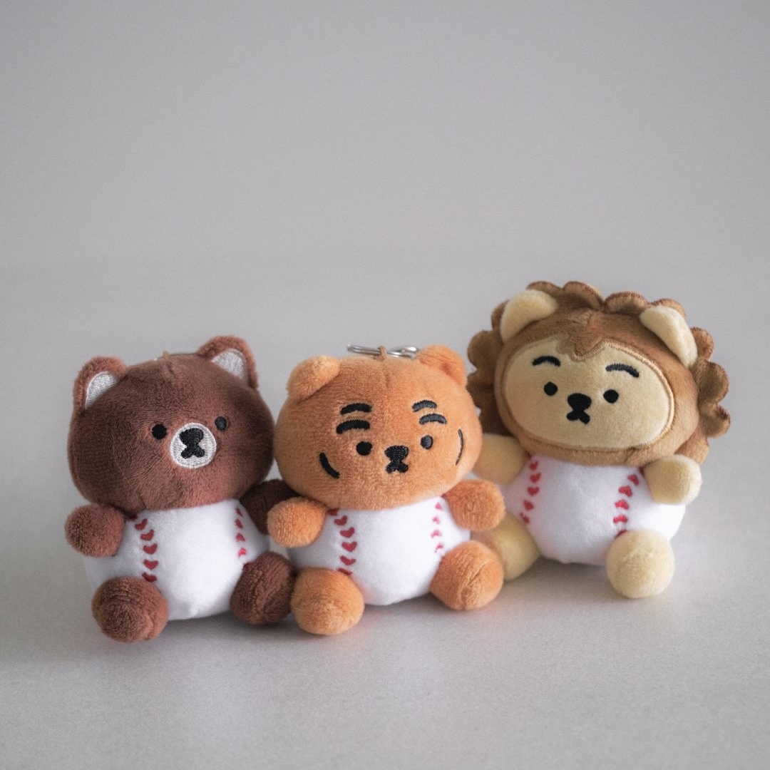 MUZIK TIGER BASEBALL KEYCHAIN 迷你娃娃 棒球吊飾 玩偶 韓國代購