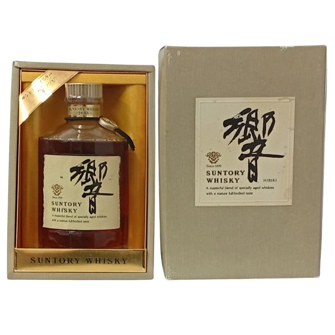 三得利 響HIBIKI 絕版金花 金頭 黑色項鍊 金章 750mL (響17年前身) #15