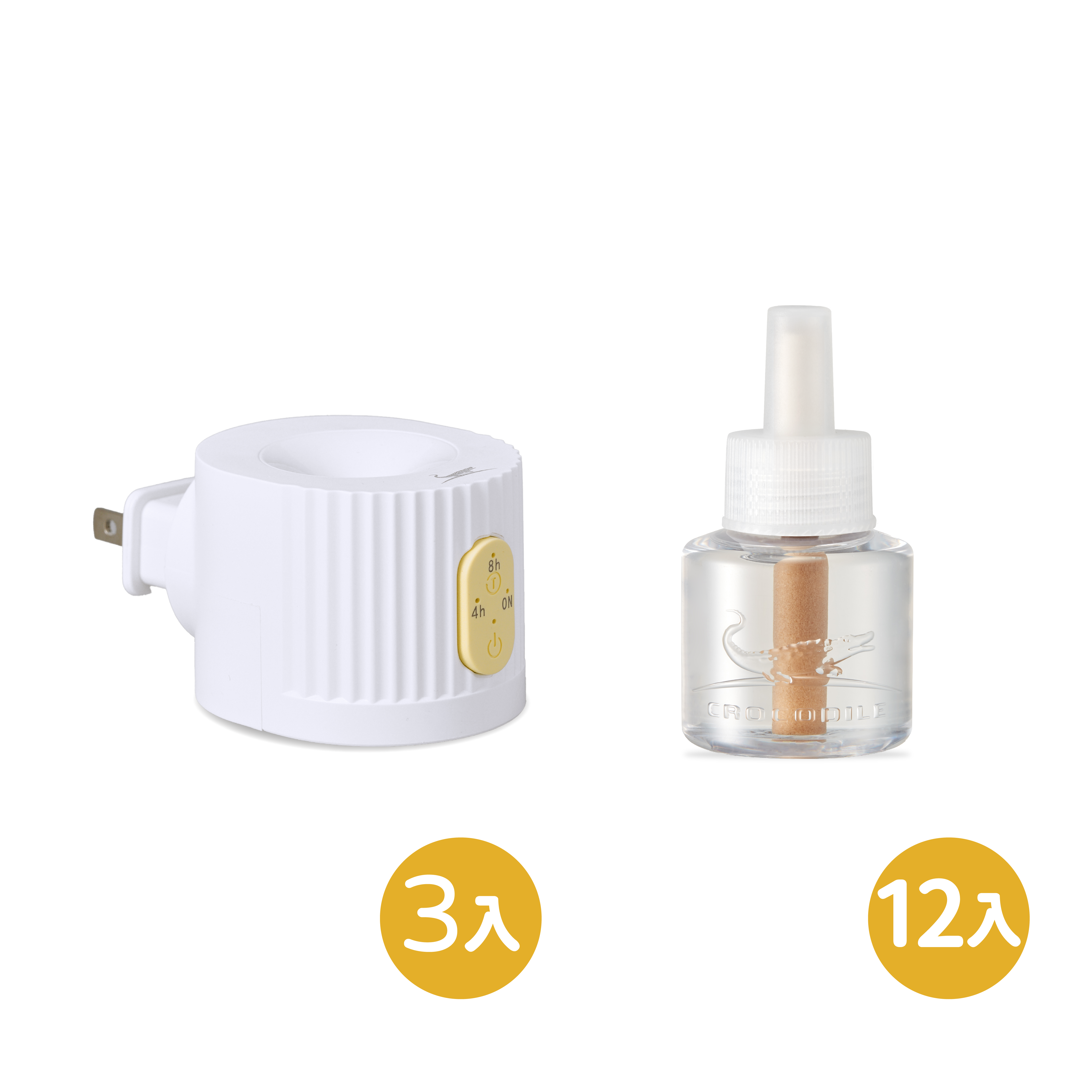 【鱷魚】天然草本液電箱購澎湃組 (3器+12液)