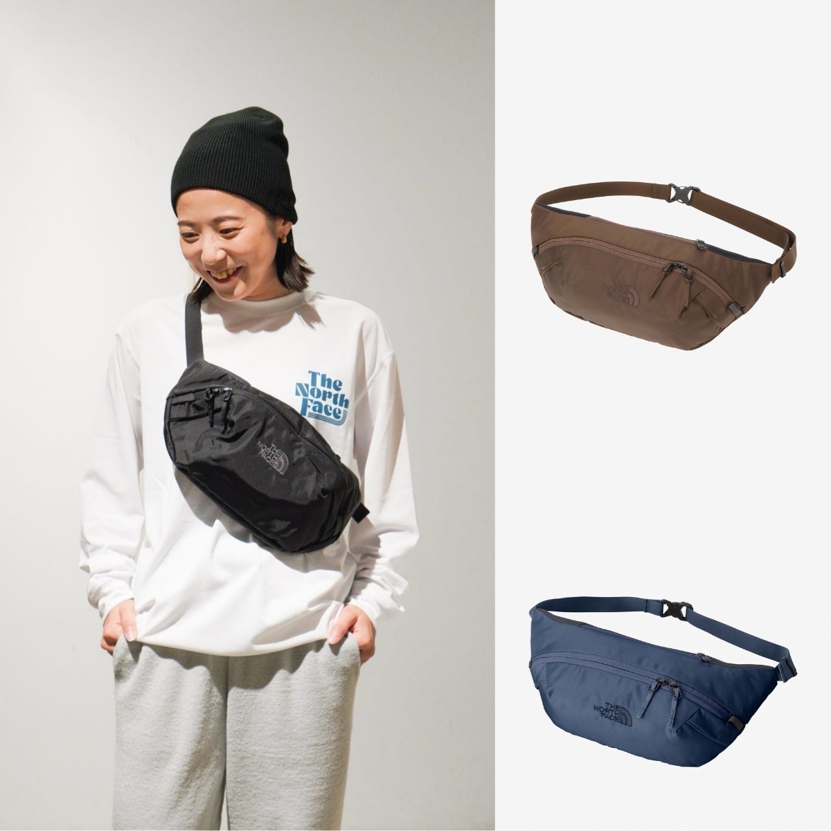 預購┃日本 THE NORTH FACE ORION 3L 尼龍 夾層  側背包 腰包