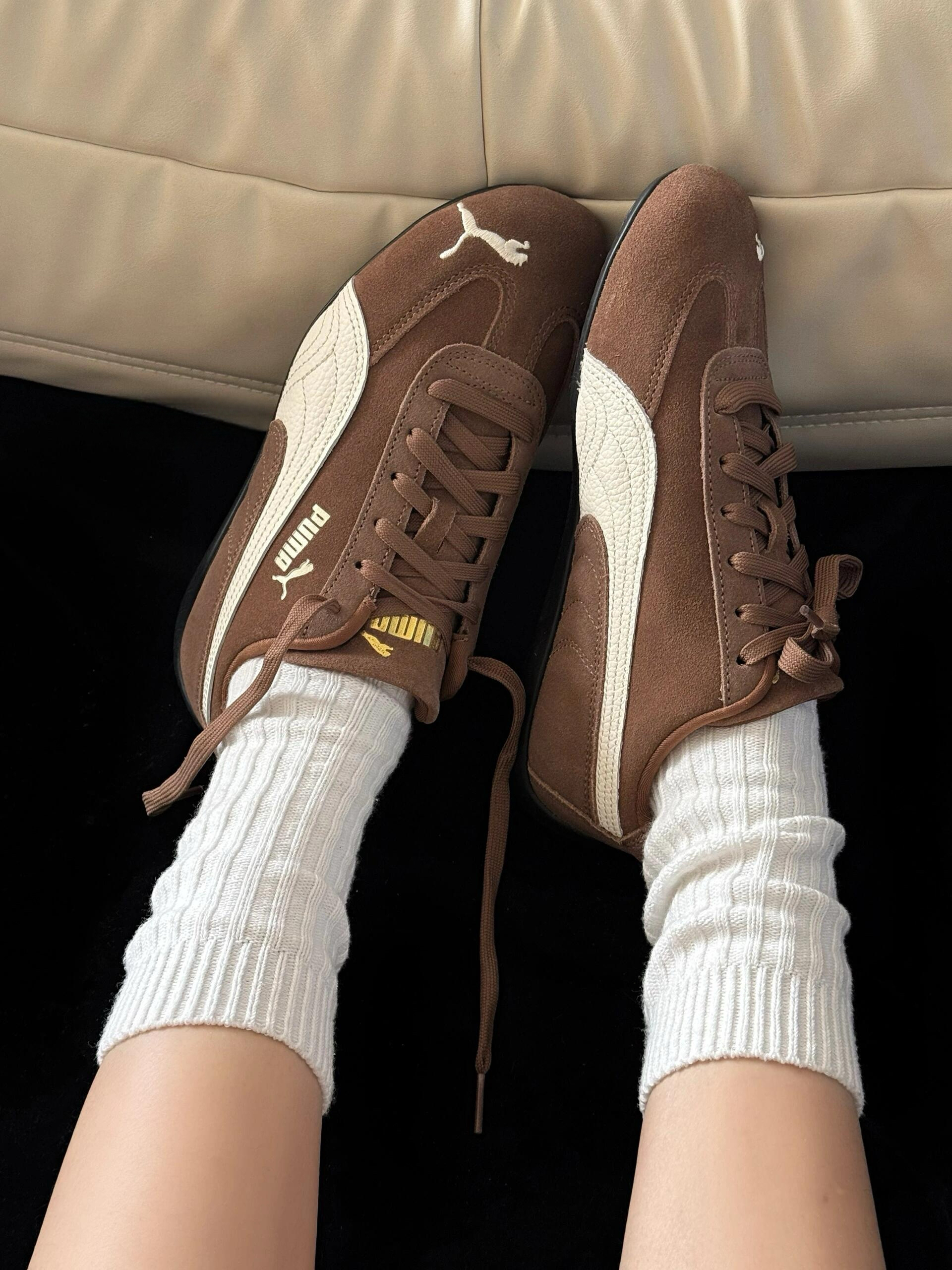 Puma Speedcat 咖啡色 白棕色 棕色 麂皮 復古 賽車鞋 薄底鞋 男女款 406329-31/預購