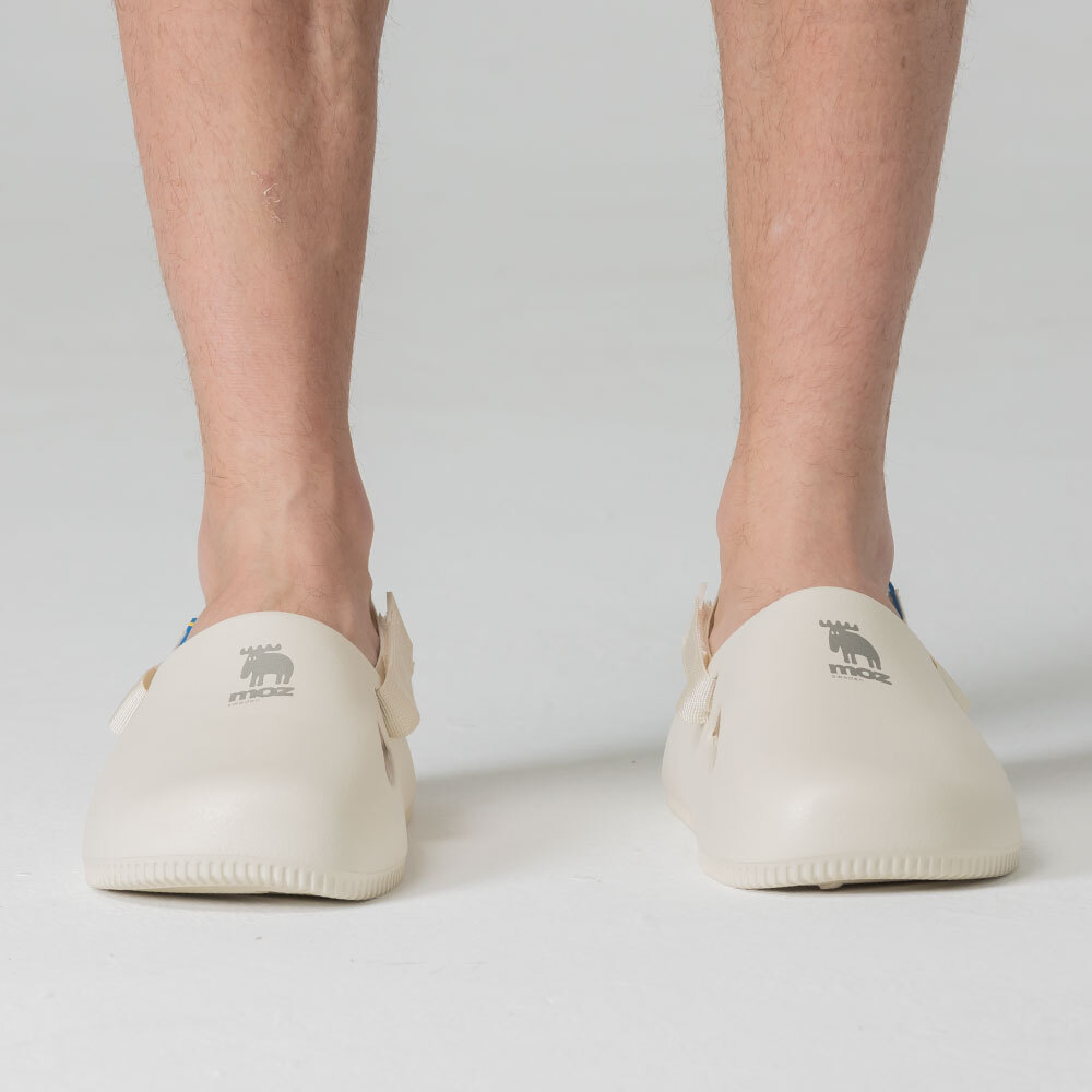 MOMO樣專用 moz瑞典駝鹿後踩兩穿貝果麵包鞋(霧粉)