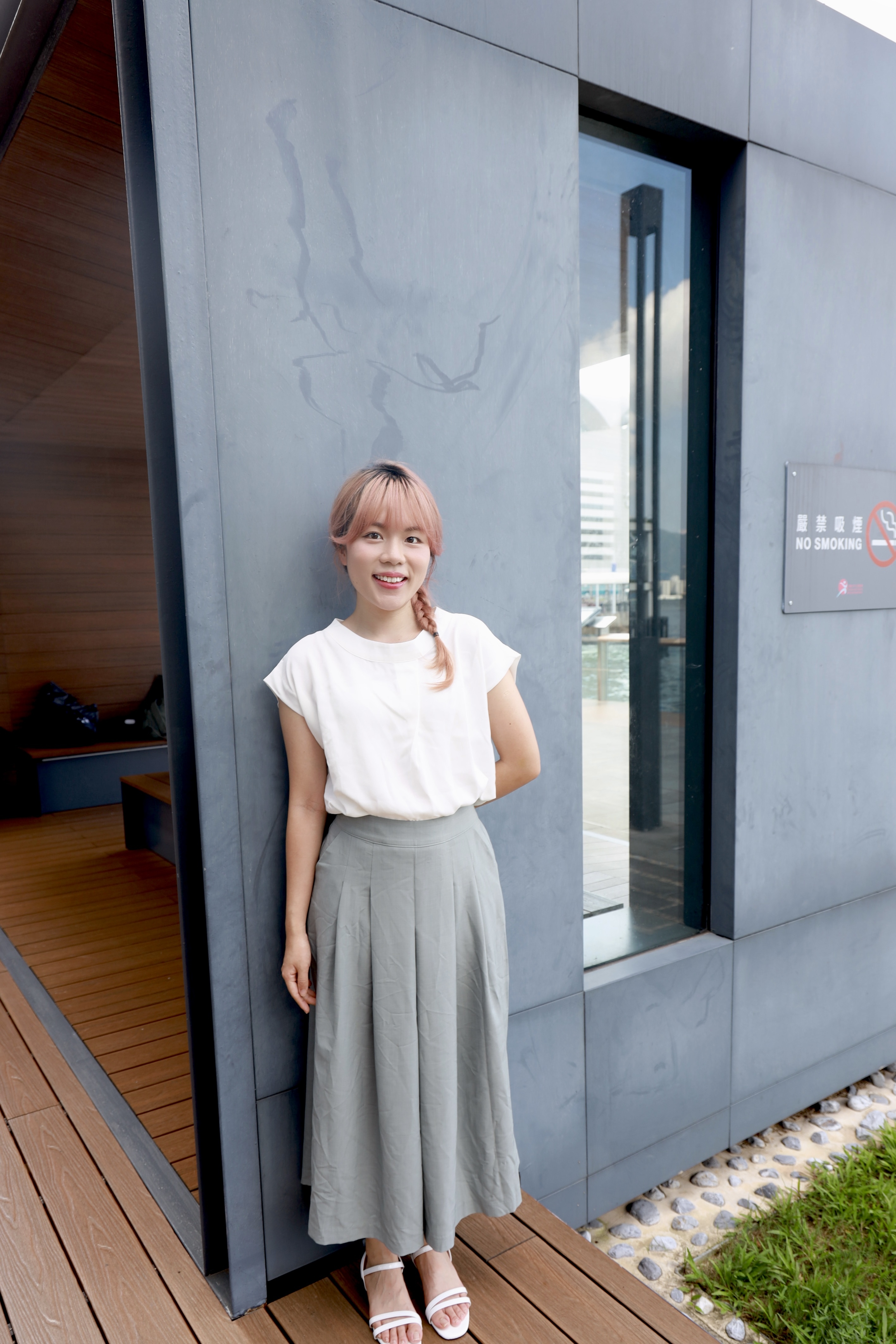 ||PA85|| 舒適上班闊腳裙口袋