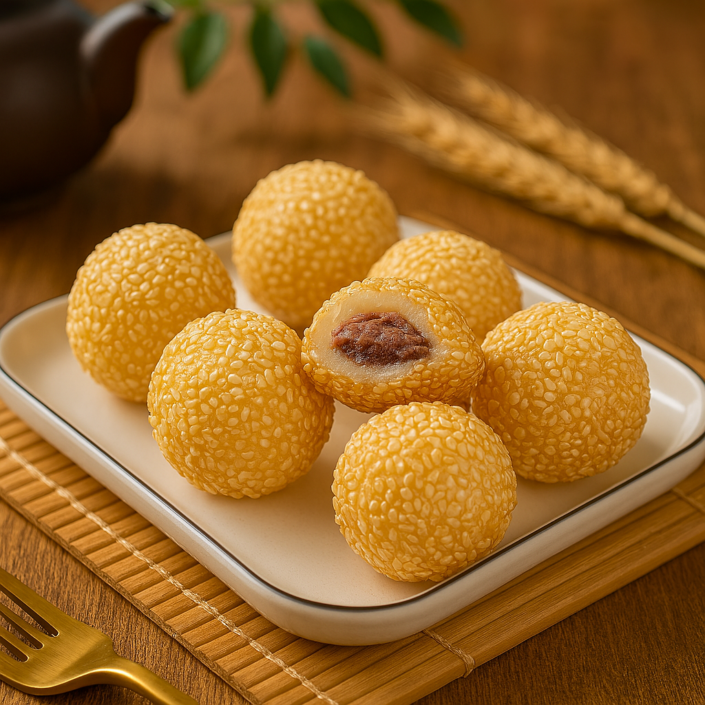 豆沙芝麻球10入(純素)