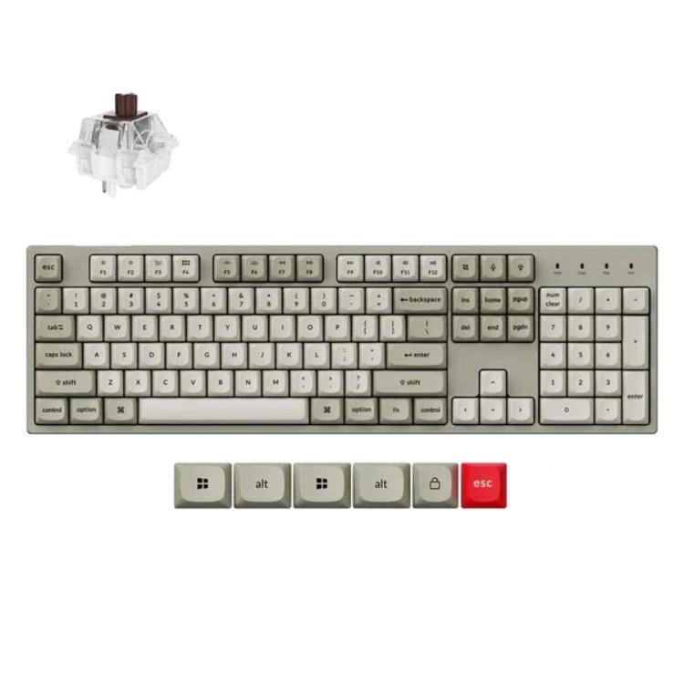 Keychron C2 Pro 8K RGB Backlight 有線機械鍵盤