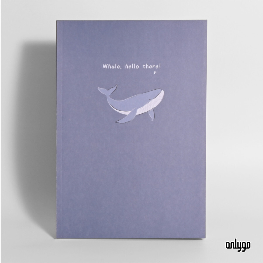 シロナガスクジラ動物イラストノート｜Whale, hello there!