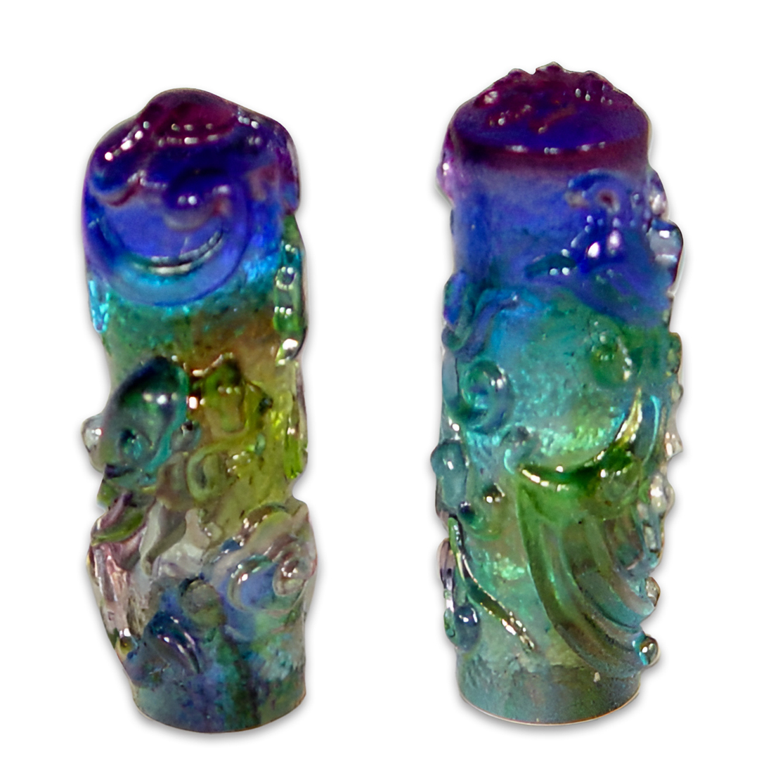 琉璃龍鳳對章｜開運擺飾 搭配招財納福吉祥印章