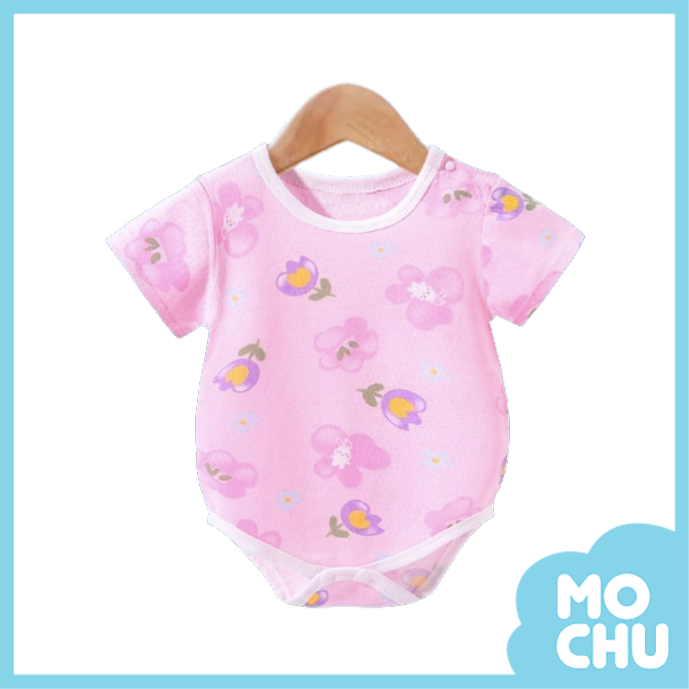 甜心花園薄款短袖包屁衣