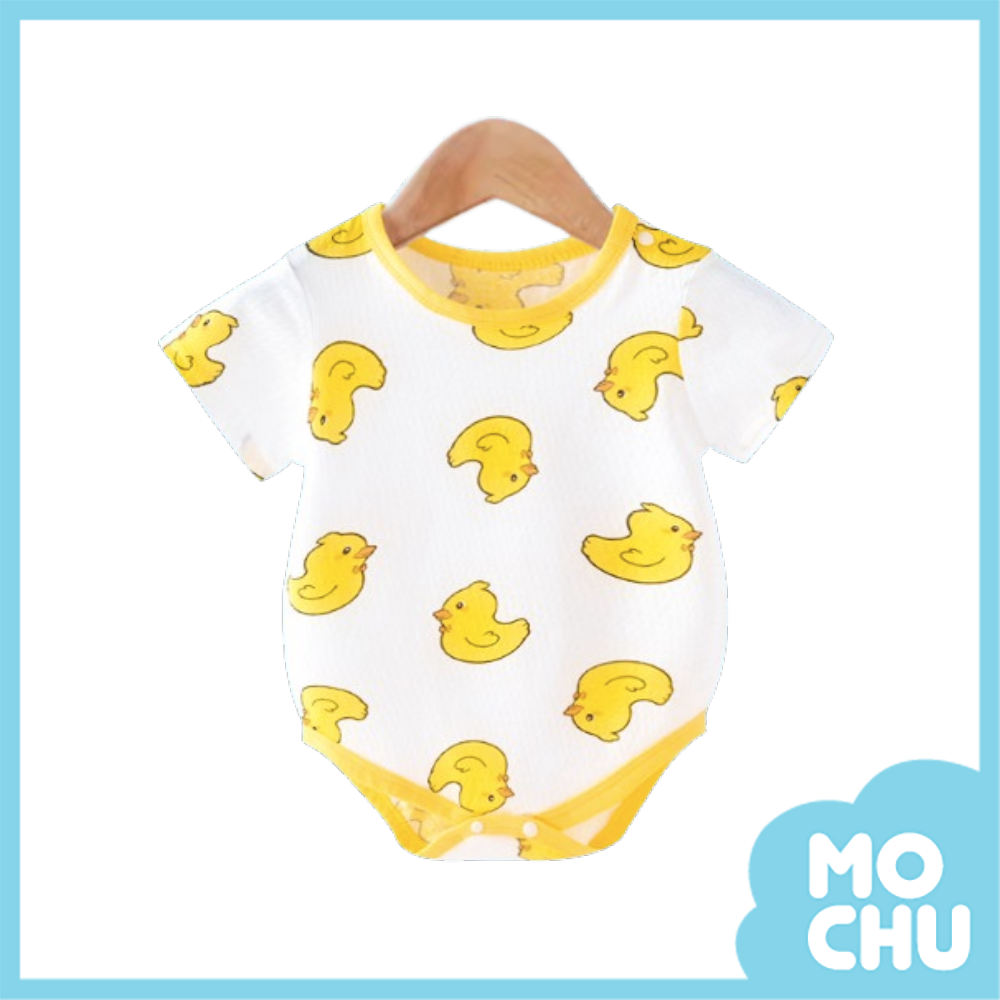 卡卡鴨薄款短袖包屁衣
