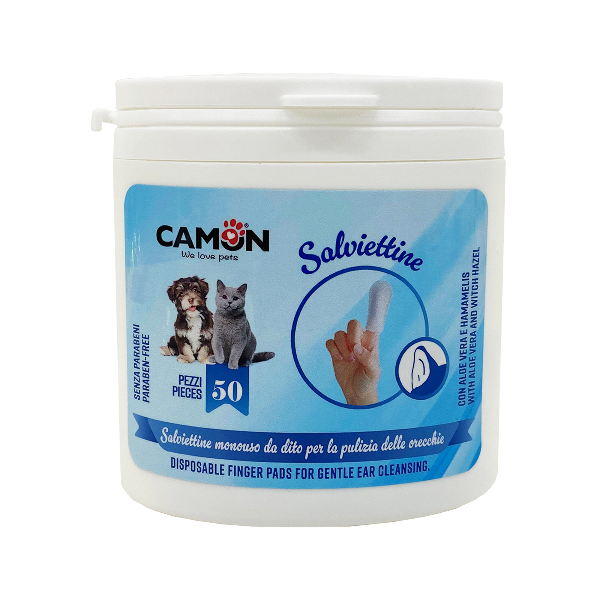 Orme Naturali 清潔耳朵手指濕巾．50片