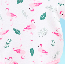 夏日粉語薄款短袖包屁衣