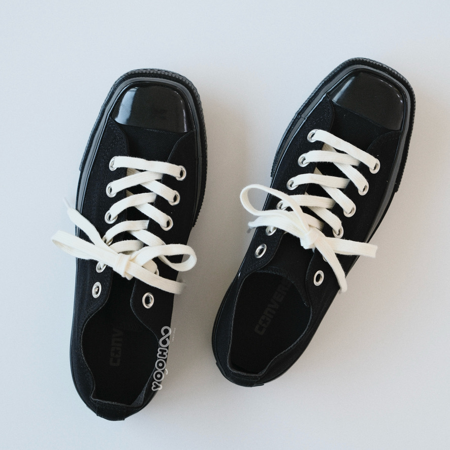 預購┃CONVERSE ALL STAR SQUARETOE OX 低筒 方頭 帆布鞋 全黑